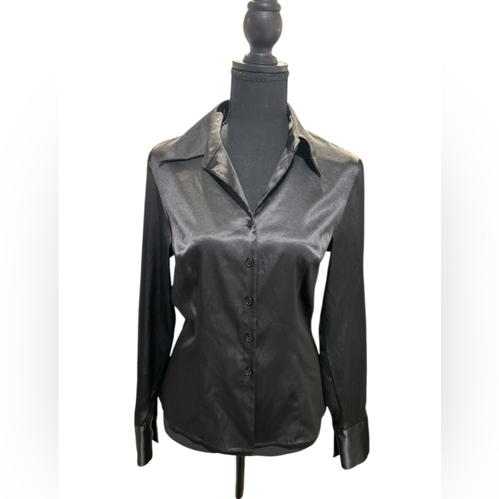Sergio Donna Black Blouse Size 36